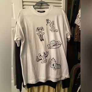 DomRebel designer logos shirt